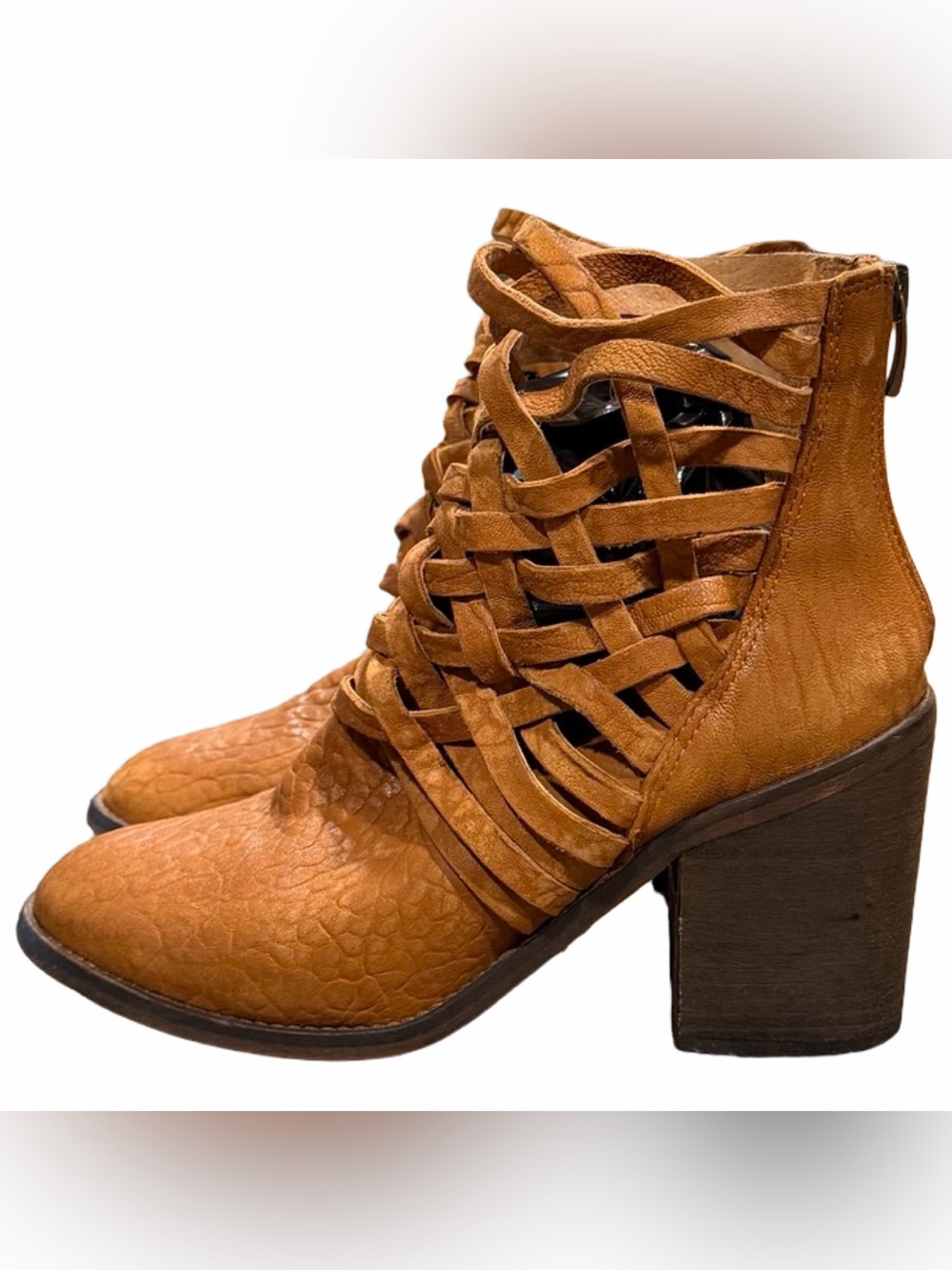 Free People Ankle Boots Size 39 Brown
